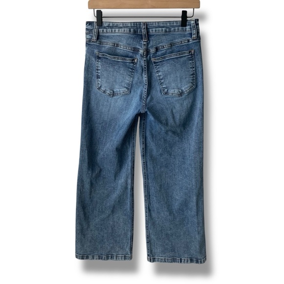 KUT FROM THE KLOTH Jeans Jean Wide Leg High Rise Classic Blue Size 2P - Picture 2 of 12